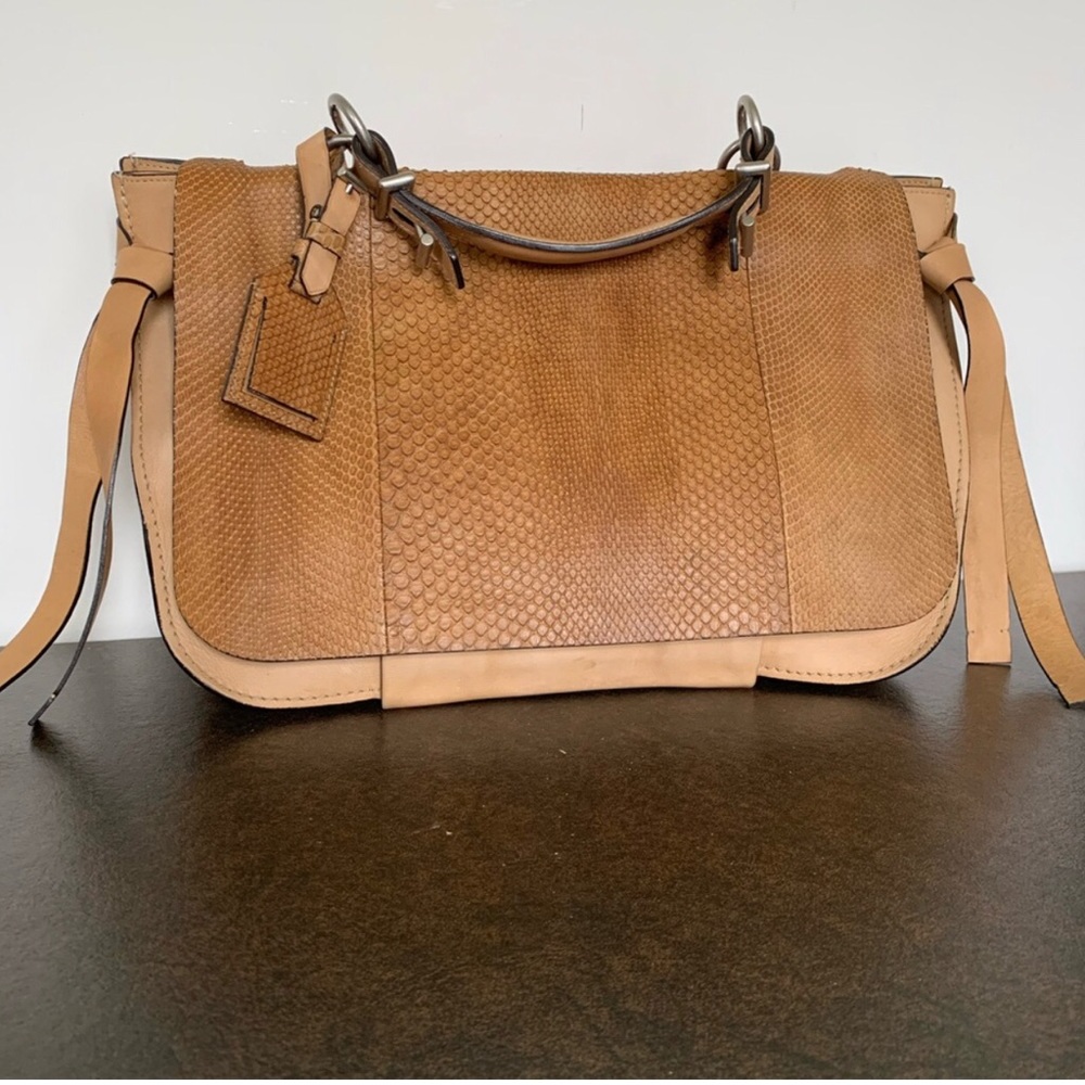 Reed Krakoff Messenger bag genuine snake skin.